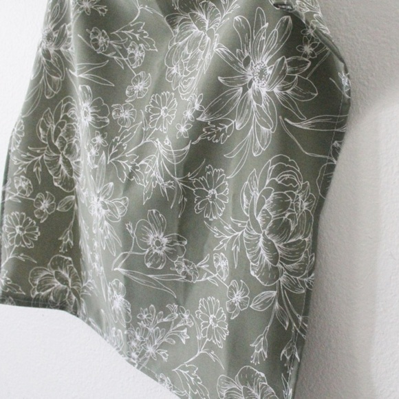 NWT Handmade Floral 18” x 18” Hair Scarf main image 8